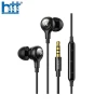 Ugreen 30637 3.5mm Màu Đen Tai nghe nhét trong có dây có micrô và điều khiển âm lượng cổng 3.5mm EP103 20030637