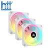 Fan Corsair iCUE LINK QX120 RGB 120mm — Triple Pack with iCUE LINK Hub White