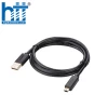 Ugreen 10353 0.25M màu Đen Cáp sạc truyền dữ liệu USB 2.0 sang MINI USB đầu mạ vàng US132 20010353