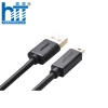 Ugreen 10353 0.25M màu Đen Cáp sạc truyền dữ liệu USB 2.0 sang MINI USB đầu mạ vàng US132 20010353