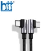 Ugreen 10357 Vỏ Alu 3M Màu Đen Usb Loại C Sang USB Loại C Nam 2.0 5V - 5A Cáp Tròn Hai Góc Mạ Niken US335 10010357