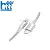 Ugreen 70525 2m cáp usb type c ra lightning 2.0 màu trắng US304 20070525