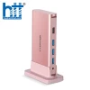 Bộ chuyển đổi USB-C 9 trong 1 Lention D53HEAVCR PINK