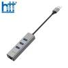 Bộ chuyển đổi USB-A 4 trong 1 Lention H23s Grey