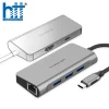 Bộ chuyển đổi USB-C 6 trong 1 Lention C65HE Grey