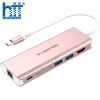 Bộ chuyển đổi USB-C 6 trong 1 Lention C68 PINK
