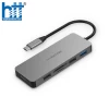 Bộ chuyển đổi USB-C 7 trong 1 Lention C17 GREY