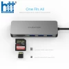Bộ chuyển đổi USB-C 6 trong 1 Lention C16s GREY