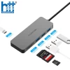 Bộ chuyển đổi USB-C 6 trong 1 Lention C16s GREY