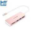 Bộ chuyển đổi USB-C 5 trong 1 Lention C15 PINK