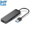 Bộ chia Hub USB3.0 sang 4 cổng With Power Vention CHLBD (0.5M) 5Gbps