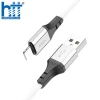 Cáp X86 Lightning Spear silicone charging data cable 1M, 2.4A (Trắng)