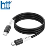 Cáp X82 Type-C to Type-C 60W silicone charging data cable 1M, 60W 20V/3A, 3A (Đen)