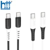 Cáp X82 Type-C to Type-C 60W silicone charging data cable 1M, 60W 20V/3A, 3A (Trắng)