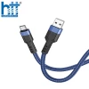 CÁP SẠC U110 Type-C charging data cable 1.2M, 2.4A (Xanh)