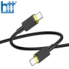 CÁP SẠC U109 Type-C to Type-C 100W charging data cable 1.2M, 100W 20V/5A, 3A (Đen)
