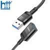 CÁP SẠC U107 USB male to USB female USB3.0 charging data sync extension cable 1.2M (Đen)