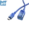 HOCO U107 Type-C male to USB female USB3.0 charging data sync extension cable 1.2M, 5V / 2A, 3A (Xanh)
