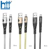 CÁP SẠC U105 Treasure jelly braided charging data cable for Micro 1M 2.4A (Đen)