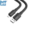Cáp Sạc X84 Micro Solid charging data cable 1M, 2.4A (Đen)