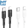 Cáp Sạc X83 Victory Lightning PD charging data cable 1M, PD20W (Đen)