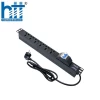 Thanh nguồn PDU Đa năng 6 ổ cắm 32A dùng cho tủ mạng có Attomat MCB có dây