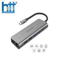 Bộ chuyển đổi USB-C 10 trong 1 Lention C69HEACR GREY