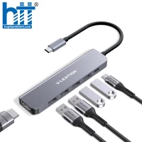 Bộ chuyển đổi USB-C 6 trong 1 CE17H - GREY