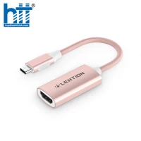 Bộ chuyển đổi Type C sang HDMI (4K 60Hz) Lention CU607H - Pink