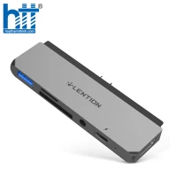 Bộ chuyển đổi USB-C 6 trong 1 Lention CS17 (tương thích nhất với Ipad pro/air mới)