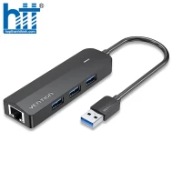 Bộ chia USB 3.0 sang LAN Gigabit +HUB USB 3.0 *3 Vention Model : CKBHB