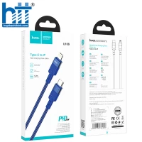 CÁP SẠC U106 Moulder PD charging data cable for Lightning 1.2M PD20W (Xanh)