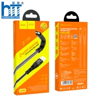 CÁP SẠC U105 Treasure jelly braided charging data cable for Micro 1M 2.4A (Đen)