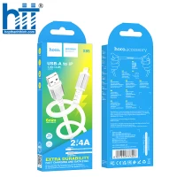 Cáp Sạc X85 Lightning Strength charging data cable 1M, 2.4A (Trắng)