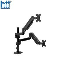Giá đỡ màn hình đôi HyperWork P1 Dual HPW-DPA01-BLK (22 - 34inch) Màu Đen