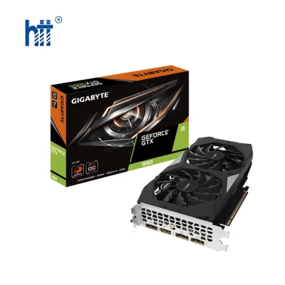 Card màn hình GIGABYTE GeForce GTX 1660 6GB GDDR5 OC (GV-N1660OC-6GD)