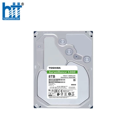 Ổ CỨNG HDD TOSHIBA AV S300 8TB 3.5 INCH, 7200RPM, SATA, 256MB CACHE (HDWT380UZSVA)