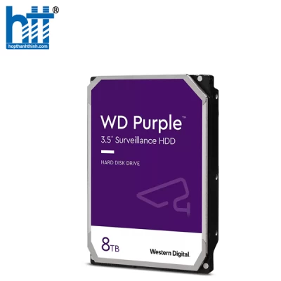 Ổ CỨNG HDD WD PURPLE 8TB 3.5 INCH, 5640RPM, SATA, 128MB CACHE (WD84PURZ)