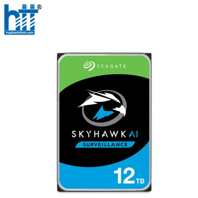 Ổ CỨNG HDD SEAGATE SKYHAWK AI 12TB 3.5 INCH, 7200RPM, SATA, 256MB CACHE (ST12000VE001)