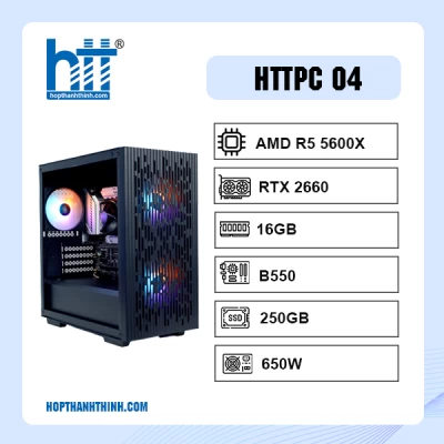 HTT AMD 04 (AMD R5 5600X/ B550 / 16GB RAM/ 250GB SSD/ RTX 2060 / 650W)
