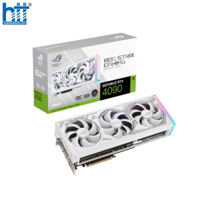Card màn hình ASUS ROG Strix GeForce RTX 4090 OC White Edition 24GB (ROG-STRIX-RTX4090-O24G-WHITE)