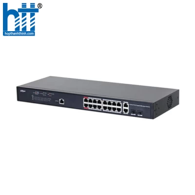 Switch PoE 16 Port Dahua DH-PFS4218-16GT-230