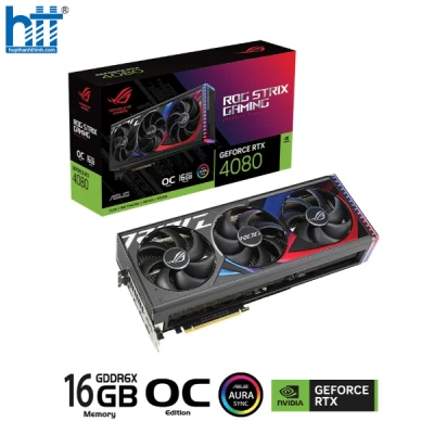 Card màn hình ASUS ROG Strix GeForce RTX 4080 OC Edition 16GB (ROG-STRIX-RTX4080-O16G-GAMING)