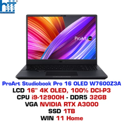 Laptop ASUS ProArt Studiobook Pro 16 OLED W7600Z3A L2048W