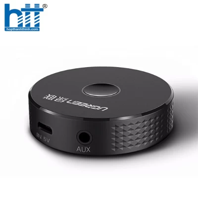 Bộ nhận Bluetooth 4.2 trên ô tô cổng AUX chính hãng Ugreen 40968 cao cấp