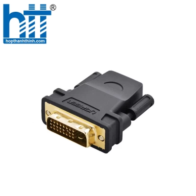 Ugreen 20124 Màu Đen Đầu chuyển đổi DVI 24 + 1 sang HDMI âm 20124 20020124