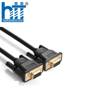 Ugreen 20149 1.5M màu Đen Cáp tín hiệu nối dài COM RS232 2 đầu âm cao cấp DB101 20020149