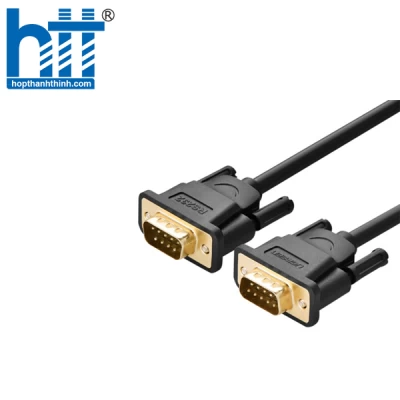 Ugreen 20153 1.5M màu Đen Cáp tín hiệu 2 đầu COM RS232 dương cao cấp DB101 20020153
