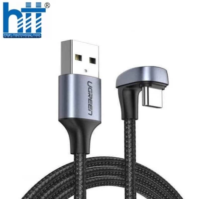 Cáp sạc nhanh Type-C 18W 1m Ugreen 70313 Đầu chữ U