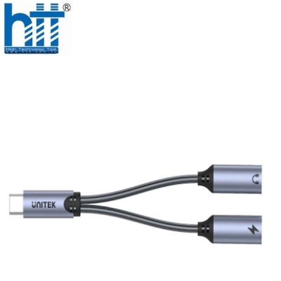 Dây cáp chia TYPE-C ra TYPE-C Audio PD60W M206A Unitek